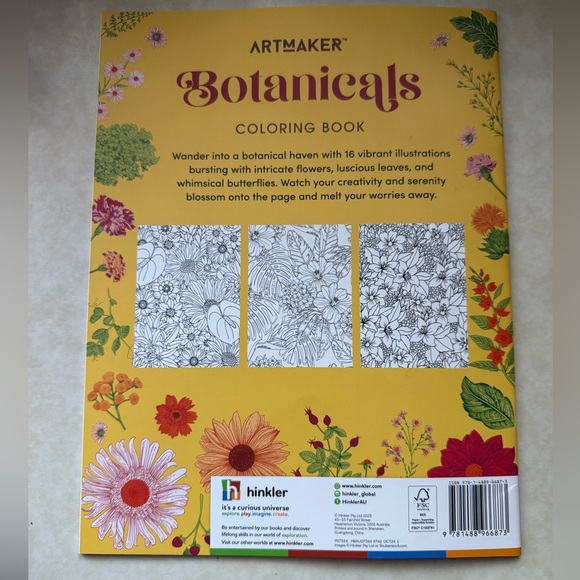 Botanicals Coloring Book - Picture 2 of 2